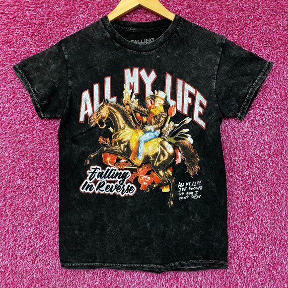 Falling In Reverse All My Life T-Shirt Size Small - Picture 1 of 4